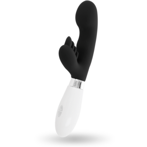 Glossy-Elvis Rabbit Black-Silicon, 10 Trepte, Rotatie - imagine 6