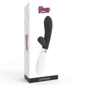 Glossy-Jackson Rabbit Negru-Silicon, 10 Trepte, Silentios - imagine 3