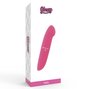 Glossy-Phil Vibrator Roz-ABS, Reincarcabil, Waterproof, Silentios · Vibratoare (imaginea 4)