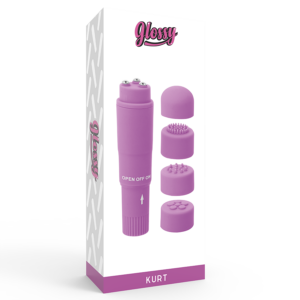 Glossy-Kurt Masajer de Buzunar Mov-ABS, Waterproof - imagine 4