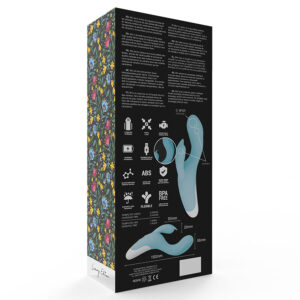 Mia-Dresde Vibrator Turcoaz-Silicon, 10 Trepte, Reincarcabil, USB 13 Mia-Dresde Vibrator Turcoaz-Silicon, 10 Trepte, Reincarcabil, USB - imagine 6