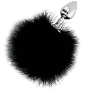 Darkness Anal-Plug Anal Extra cu Coada Negru 7 cm 10 Darkness Anal-Plug Anal Extra cu Coada Negru 7 cm - imagine 5