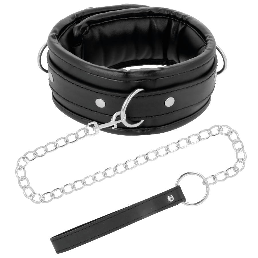 Darkness Bondage-Colier de Postură din Piele Moale cu Lanț 2 img 78809 0b991a84b8bc9d71188b8f602e0f24c4 1
