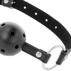 Darkness Bondage-Gag cu Minge Respirabil Negru-Piele Ecologica 8 Darkness Bondage-Gag cu Minge Respirabil Negru-Piele Ecologica - imagine 3