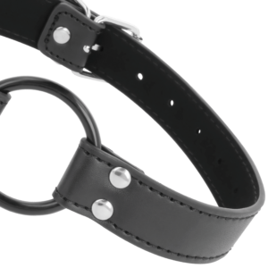 Darkness Bondage-Gag cu Inel Diametru 3.6 cm-Piele Ecologica 9 Darkness Bondage-Gag cu Inel Diametru 3.6 cm-Piele Ecologica - imagine 4