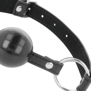 Darkness Bondage-Darkness Gag cu Minge Negru-Piele Ecologica 9 Darkness Bondage-Darkness Gag cu Minge Negru-Piele Ecologica - imagine 4