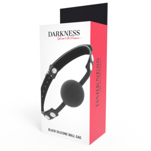 Darkness Bondage-Gag din Silicon Negru 9 Darkness Bondage-Gag din Silicon Negru - imagine 4