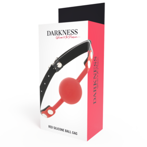 Darkness Bondage-Gag din Silicon Roșu 10 Darkness Bondage-Gag din Silicon Roșu - imagine 5