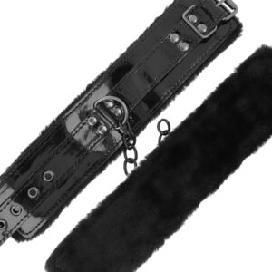 Darkness Bondage-Cătușe Reglabile pentru Glezne din Piele Neagră 11 Darkness Bondage-Cătușe Reglabile pentru Glezne din Piele Neagră - imagine 3