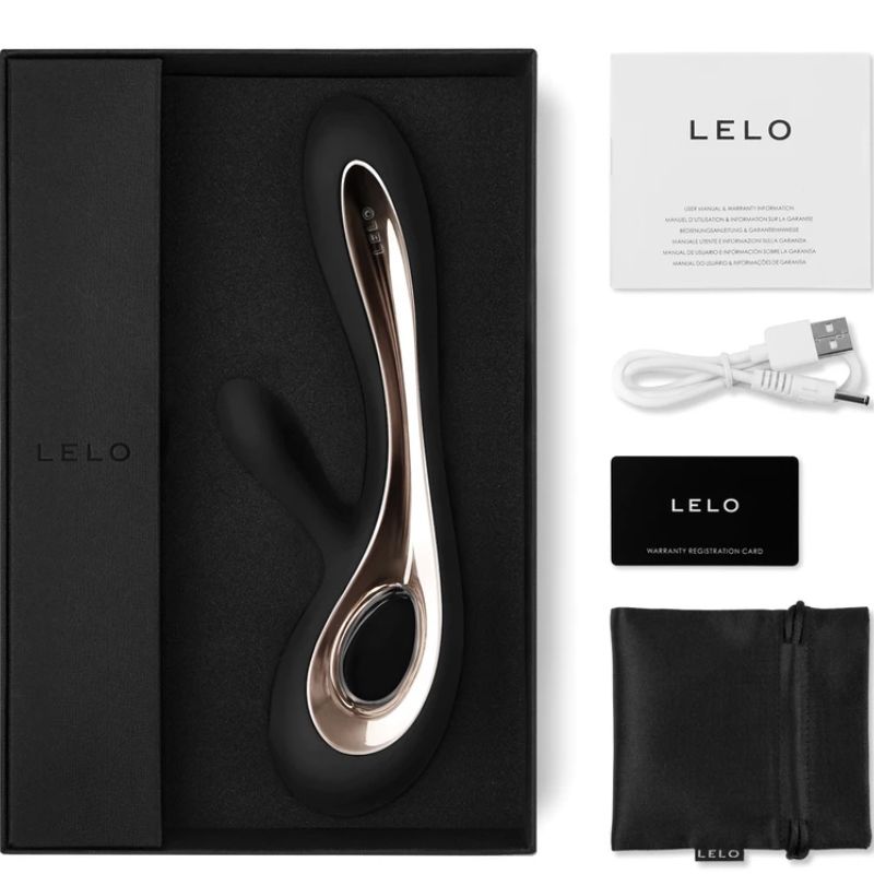 Lelo-Soraya 2 Rabbit Vibrator Negru-Silicon, 12 Trepte 2 Lelo-Soraya 2 Rabbit Vibrator Negru-Silicon, 12 Trepte · Vibratoare (imaginea 2)
