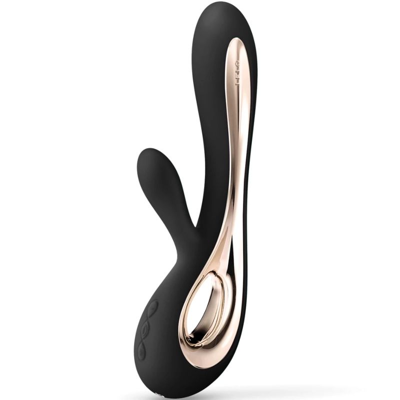 Lelo-Soraya 2 Rabbit Vibrator Negru-Silicon, 12 Trepte