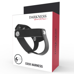 Darkness Sensations-Darkness Inel din Piele pentru Penis si - imagine 5