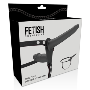 Fetish Submissive Harness-Ham pentru Dublă Penetrare Negru-Silicon 9 Fetish Submissive Harness-Ham pentru Dublă Penetrare Negru-Silicon · Strapon & Harness (imaginea 4)