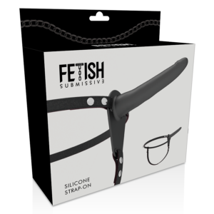 Fetish Submissive Harness-Silicone Negru 15 cm 8 Fetish Submissive Harness-Silicone Negru 15 cm - imagine 3