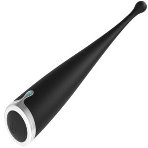 Brilly Glam-Spot Vibe Clitoral Negru-Silicon, 10 Trepte - imagine 3