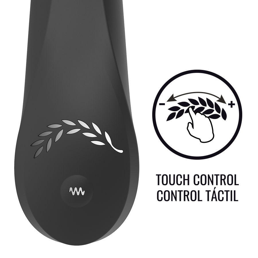 Black&silver-Kaultz Touch Control Vibrator-Silicon, 10 Trepte 3 img 79385 8f31c504f94fee7ac24361a0bb40389b 1