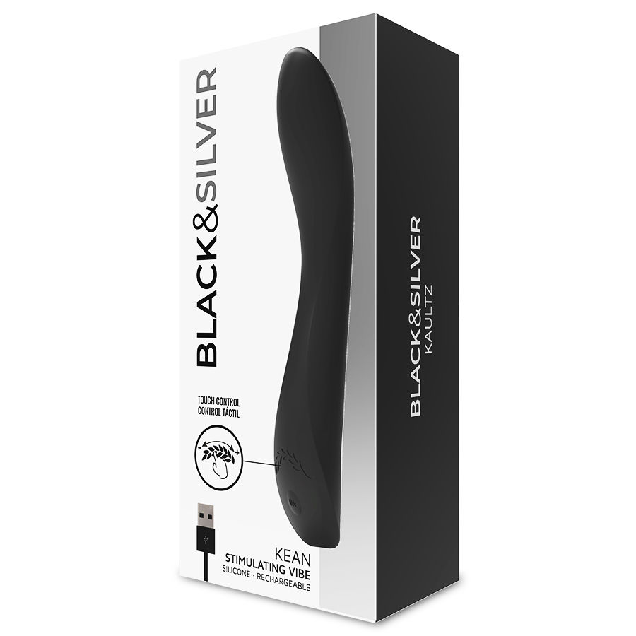Black&silver-Kean Vibrator cu Touch Control-Silicon, 10 Trepte 8 img 79388 c167e3acf88483c4a5876607bf4030b5 1