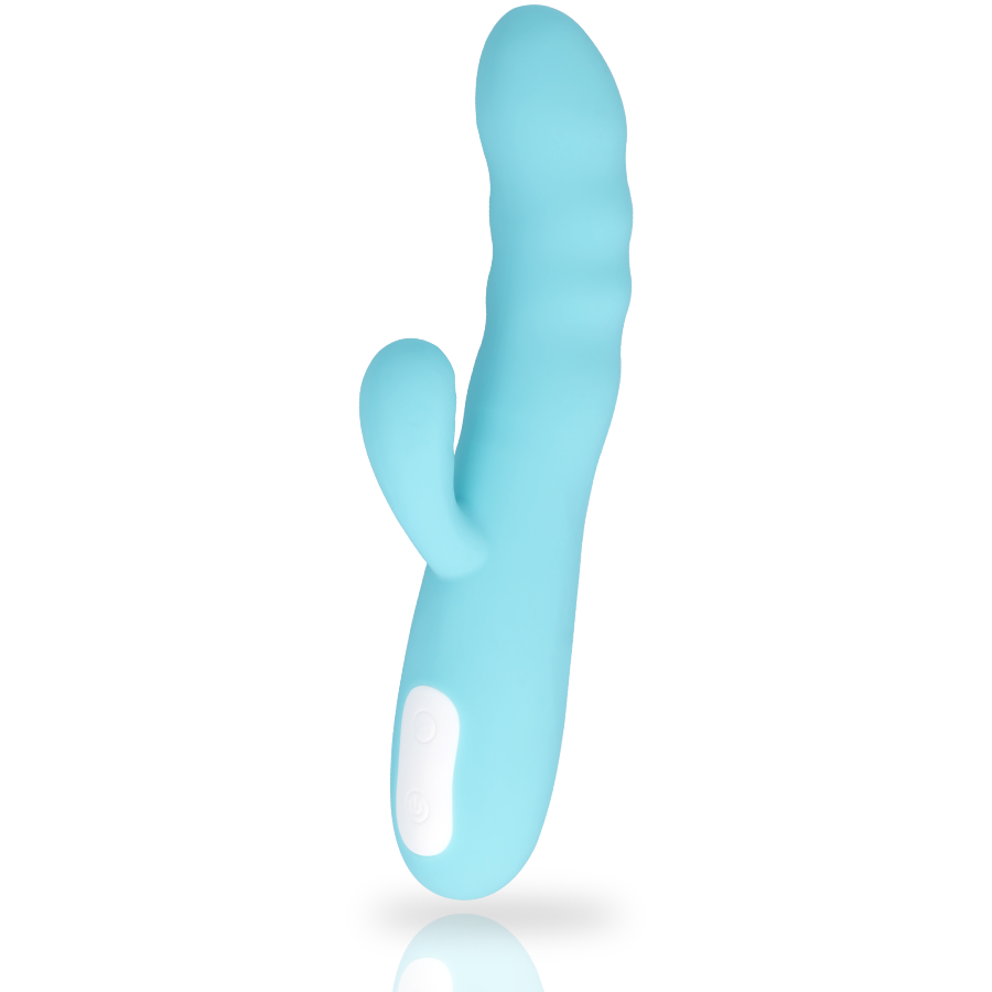 Mia-Eiffel Vibrator Turquoise-Silicon, 10 Trepte, Reincarcabil
