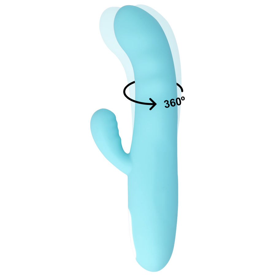 Mia-Eiffel Vibrator Turquoise-Silicon, 10 Trepte, Reincarcabil · Vibratoare (imaginea 4)