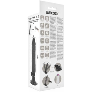 Basecock-Vibrator Realistic cu Telecomandă, 20 cm - imagine 4