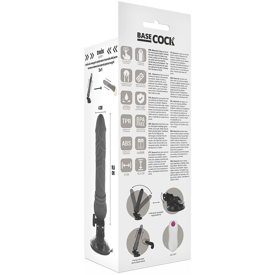 Basecock-Vibrator Realist cu Telecomandă 19.5 cm 2 img 80039 8b04cfe76f9117ac3b256c396052188e 1