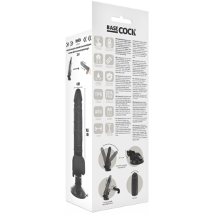 Basecock-Vibrator Realist cu Telecomandă pe Fir 18.5 cm 9 Basecock-Vibrator Realist cu Telecomandă pe Fir 18.5 cm - imagine 4