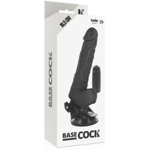 Basecock-Vibrator Realist cu Telecomandă pe Fir 18.5 cm 8 Basecock-Vibrator Realist cu Telecomandă pe Fir 18.5 cm - imagine 3