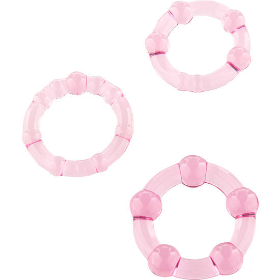 Seven Creations - Set de Trei Inele pentru Penis Roz 1 img 81849 9c0758be0e5bc09066ffacc8b0636f29 1