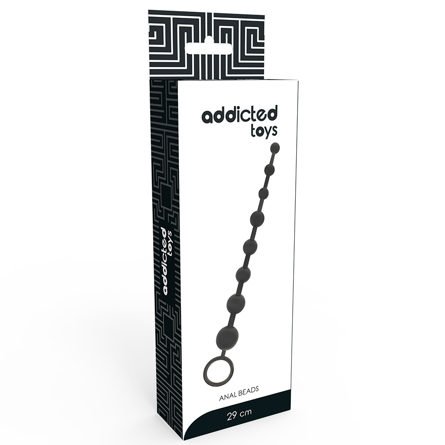 Addicted Toys - Mărgele Anale 29 cm Negru 5 img 82243 0130018ff215220555411c68c9c33888 1