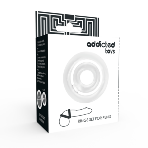 Addicted Toys - Potenz - C-ring Inel pentru Penis Transparent - imagine 4