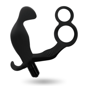 Addicted Toys-Dop Anal cu Inele Duble pentru Penis și Testicule · Accesorii BDSM