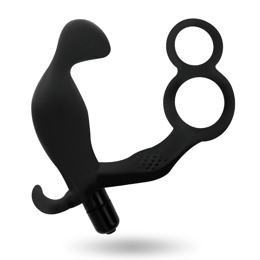 Addicted Toys-Dop Anal cu Inele Duble pentru Penis și Testicule 1 Addicted Toys-Dop Anal cu Inele Duble pentru Penis și Testicule · Accesorii BDSM