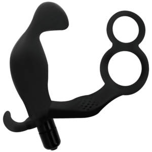 Addicted Toys-Dop Anal cu Inele Duble pentru Penis și Testicule · Accesorii BDSM (imaginea 4)