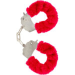 Toyjoy-Cătușe Pufoase Furry Fun Bondage Roșii-Metal 124 img 82647 874a8f9259f33865ab35901356b27c05 1