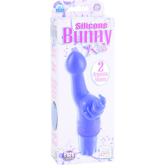 Calexotics-Kiss Silicone Bunny Kiss Mov-3 Trepte, Waterproof 2 img 82728 a3f9d9932737383d108a36adc077027a 1
