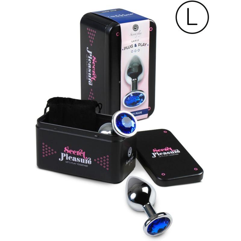 Secretplay Toys-Plug Anal Size L Albastru-Metal 2 img 82911 5816e19870f8118791b29961919e1303 1