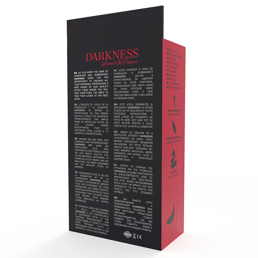 Darkness Anal-Dop Anal din Silicon cu Coada Gri 2 img 83897 17db83904d4d9271a74977485f993770 1