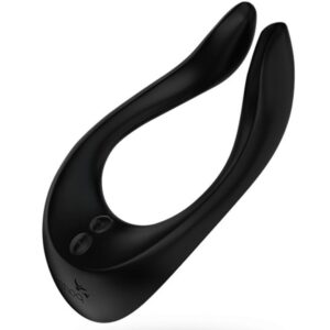 Satisfyer Partner-Partner Multifun 2 Negru-10 Trepte, Reincarcabil 9 Satisfyer Partner-Partner Multifun 2 Negru-10 Trepte, Reincarcabil - imagine 4