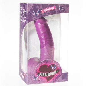 Pink Room-Connor Dildo Realist Violet 16 cm-Latex, Ventuza 4 Pink Room-Connor Dildo Realist Violet 16 cm-Latex, Ventuza - imagine 2