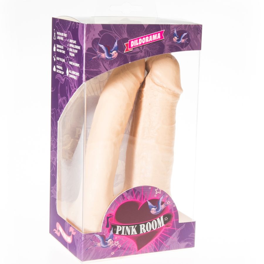 Pink Room-Arthus Dublu Dildo Realist Flesh 17CM/15.5CM-Ventuza 2 img 85751 64d4a06438150cc1e5efe4e7f9a16a6b 1