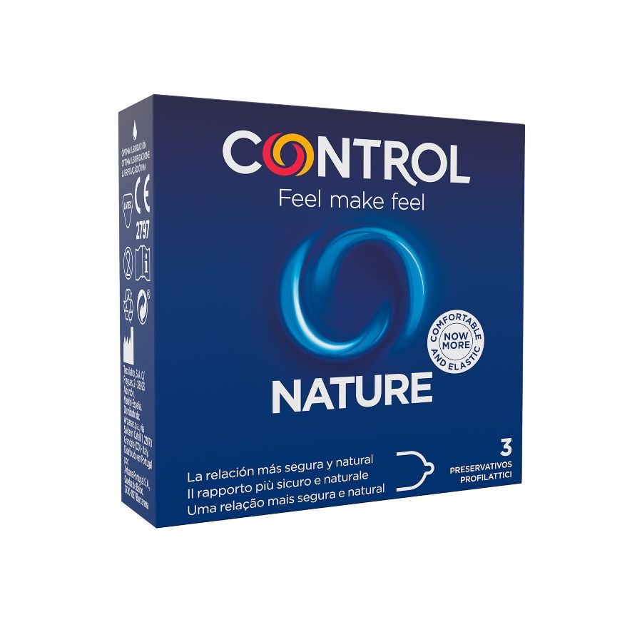 Control Condoms-Adapta Nature Prezervative 3 Bucăți-Latex 1 img 85939 37d0774a6fc25ddc0d441c64ea58c447 1