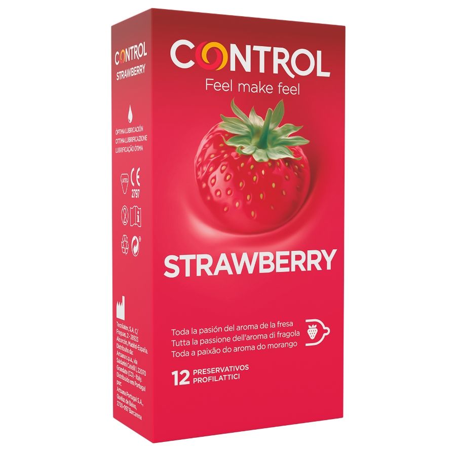 Control Condoms-Adapts Căpșuni 12 Unități 1 img 85966 d904dd8f4cbee749f8653b179c3d4cd3 1