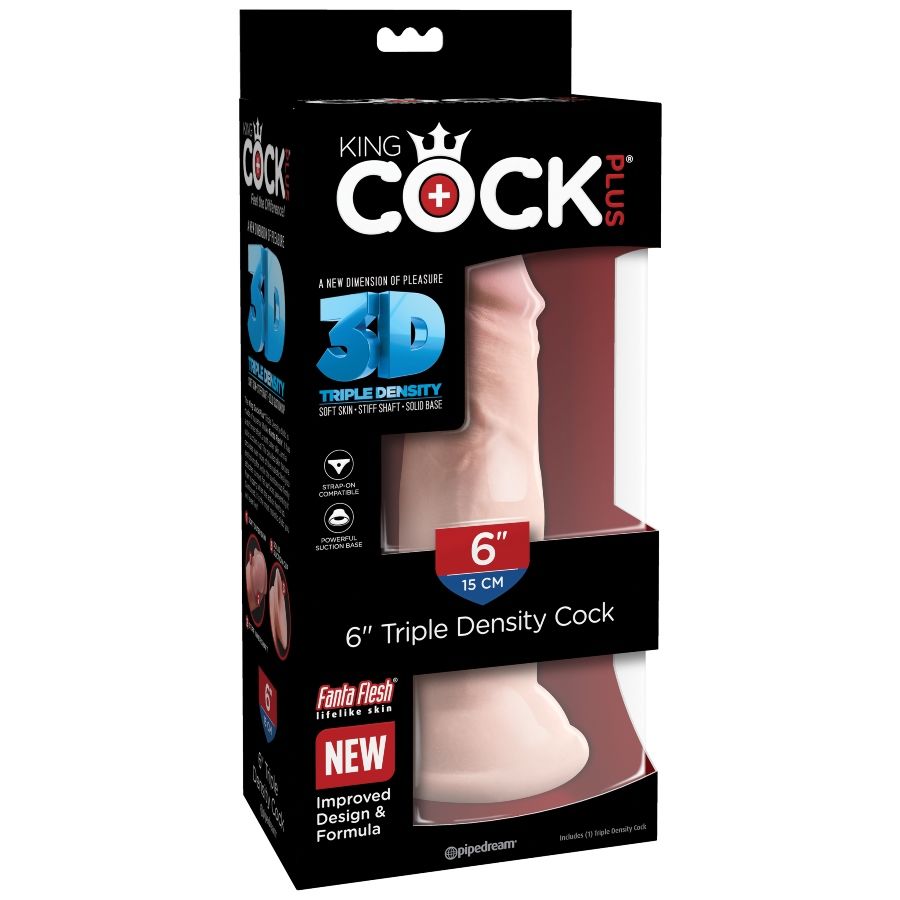 King Cock-Triple Density Dildo 15 cm-Ventuza 7 img 86213 de5fee4241810067ce2f704cfda946dc 1