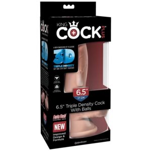 King Cock-Dildo Triple Densitate 14 cm-Ventuza 14 King Cock-Dildo Triple Densitate 14 cm-Ventuza - imagine 7