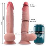 Rock Army-Dual Density Sherman 24 cm -o- 4.46 cm-TPE, Waterproof · Dildo & Stimulatoare (imaginea 3)
