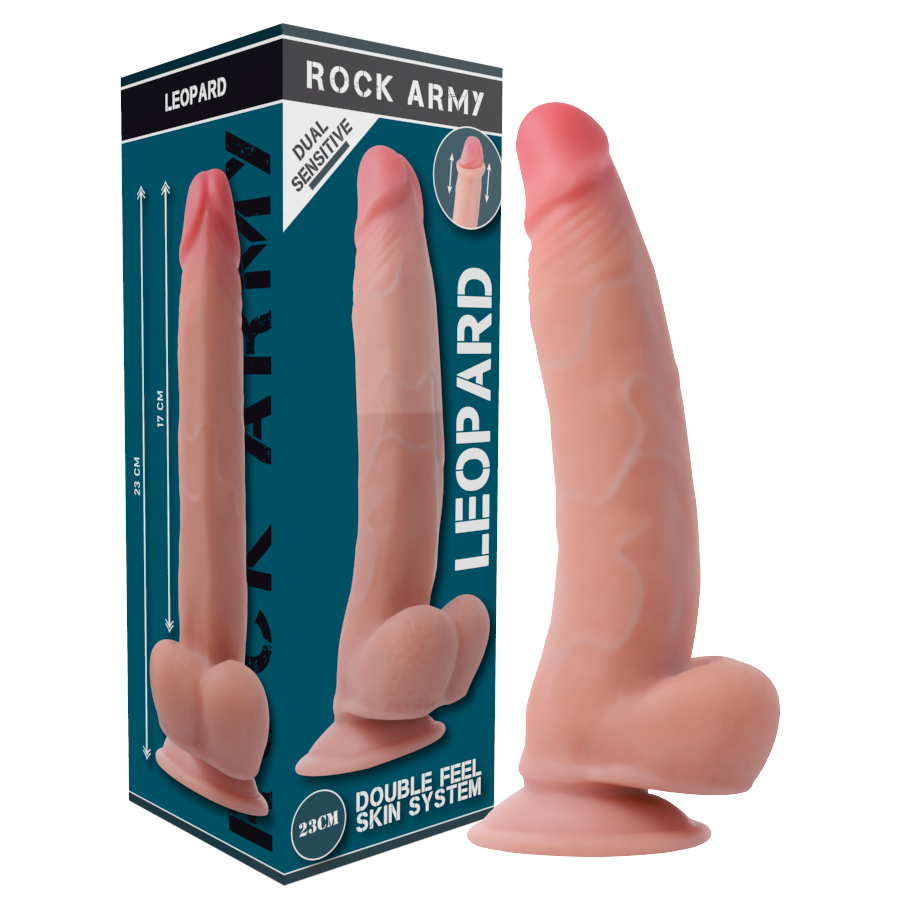 Rock Army-Dual Density Leopard 23 cm -o- 4.77 cm-TPE, Waterproof 1 img 87393 6fb5276cb8d2c5a3e5329fc435c3597e 1