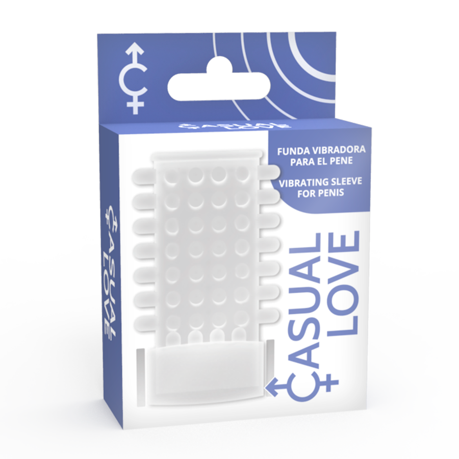 Casual Love-Manșon Vibrator cu Inel Transparent-TPR 5 img 87903 c825a784e3d5638f354a26db121dfdaa 1