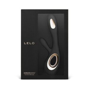 Lelo-Soraya Wave Vibrator Rabbit Negru-Silicon, Reincarcabil, USB 8 Lelo-Soraya Wave Vibrator Rabbit Negru-Silicon, Reincarcabil, USB - imagine 4