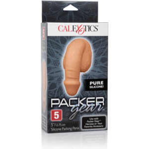 Calexotics-Penis Packer din Silicon 12.75 cm Caramel-Waterproof - imagine 3