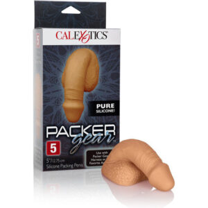 Calexotics-Penis Packer din Silicon 12.75 cm Caramel-Waterproof - imagine 5